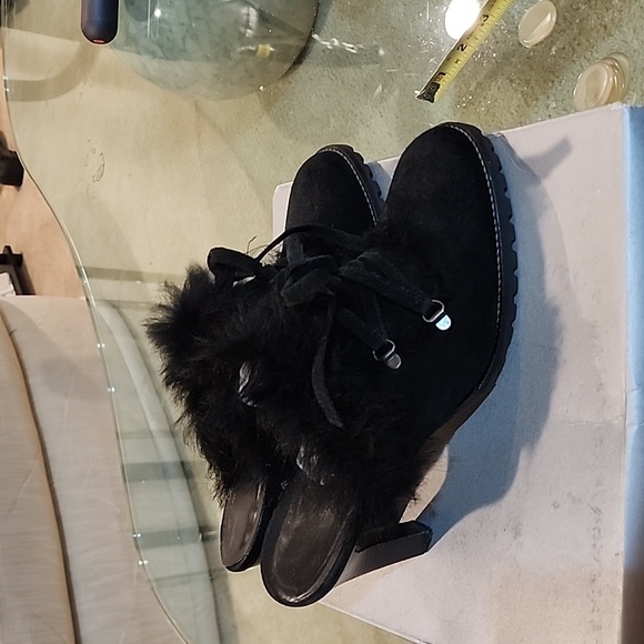 Coach suede and fur booties - Picture 3 of 9